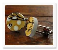 Cufflinks by Broken Plate Cufflinks by Broken Plate
