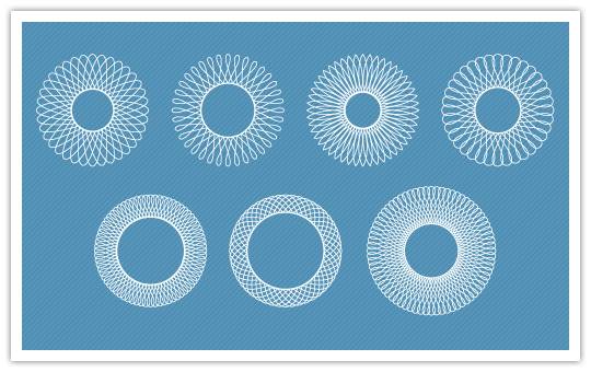 Kaleidoscope Monogram Borders