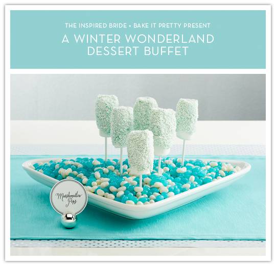 Winter Wonderland Marshmallow Pops