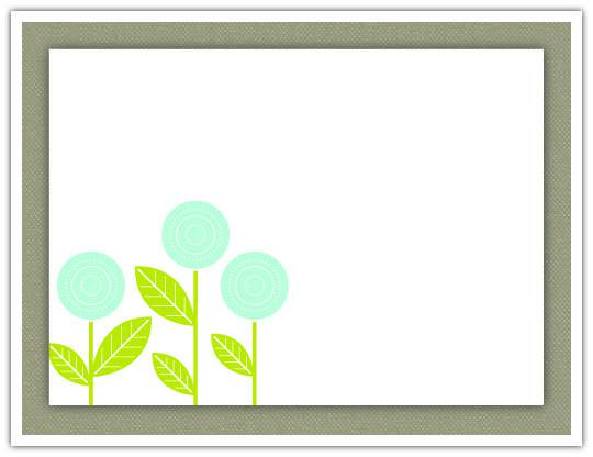 Modern Garden Notecard