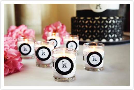 For a touch of elegance you can add these Monogram Wedding Votives to your For a touch of elegance you can add these Monogram Wedding Votives to your