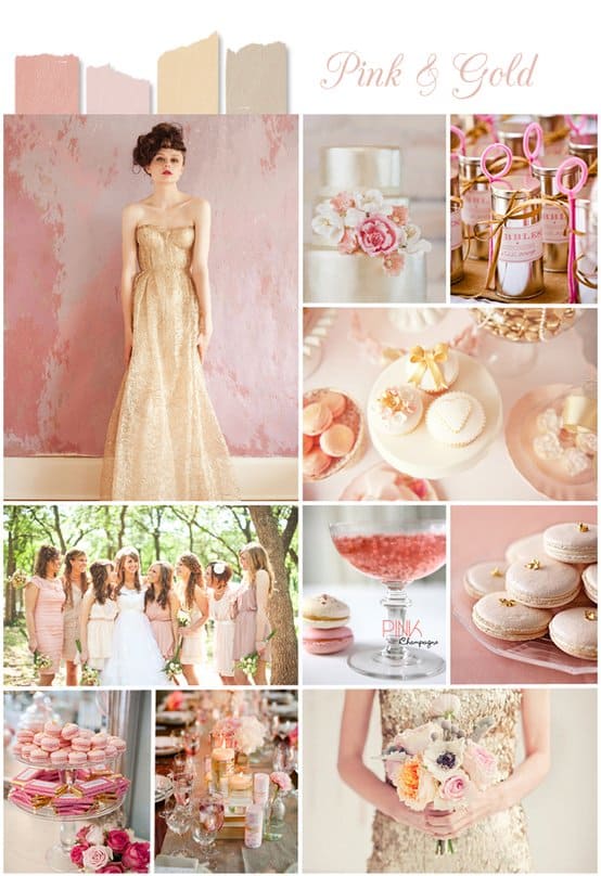 Wedding Color Palette: Gold Wedding Color Palette: Gold