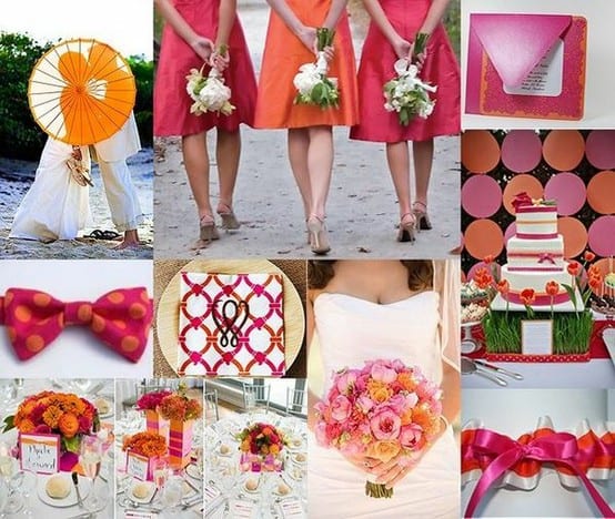 Wedding Color Palette: Orange Wedding Color Palette: Orange