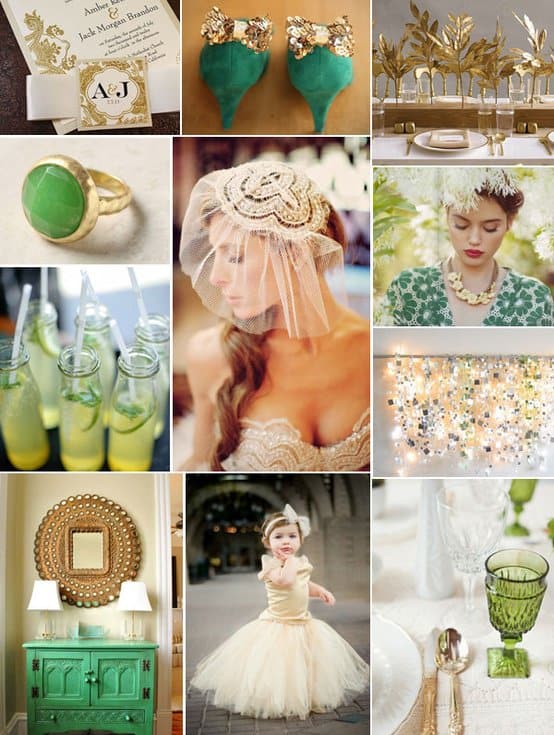 Wedding Color Palette: Gold Wedding Color Palette: Gold