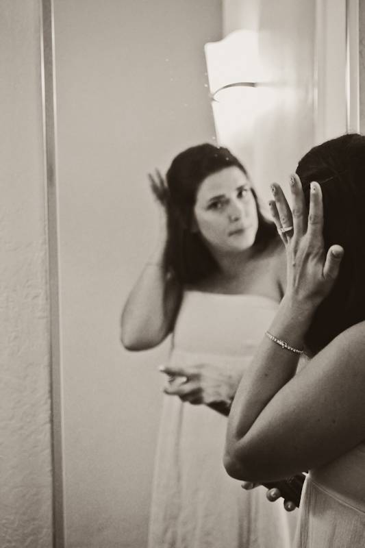 Getting Ready Wedding Photo
