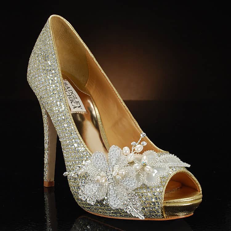 Decorated Wedding Shoes