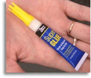 Wedding Day Emergency Kit: Super Glue