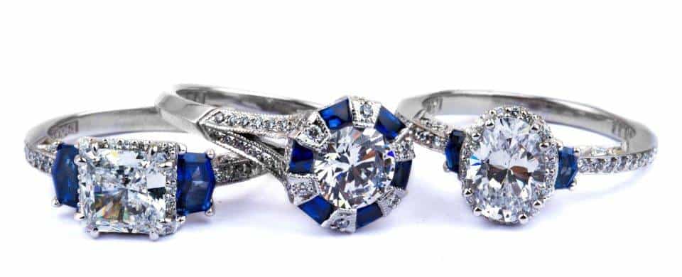 Sapphire Tacori Engagement Ring