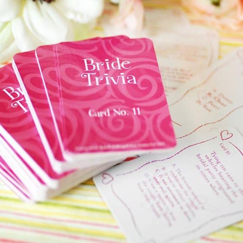 Classic Wedding Shower Games for Prizes Bridal Shower Games