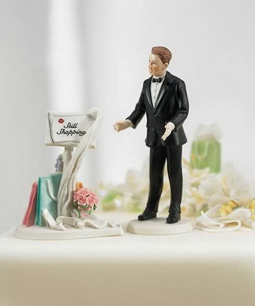 The Oh So Hilarious Wedding Funny Cake Topper