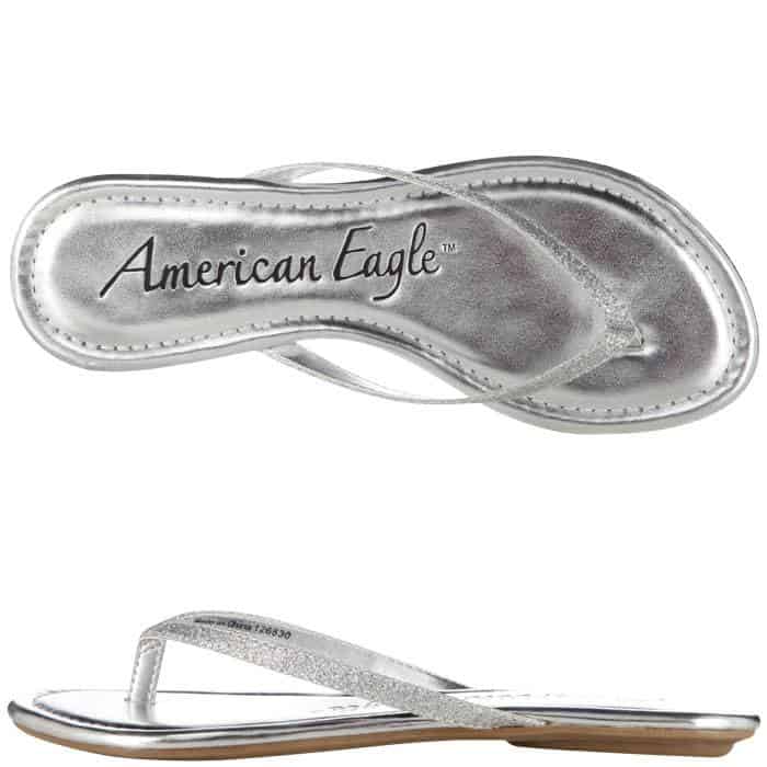 Silver American Eagle Flip Flops