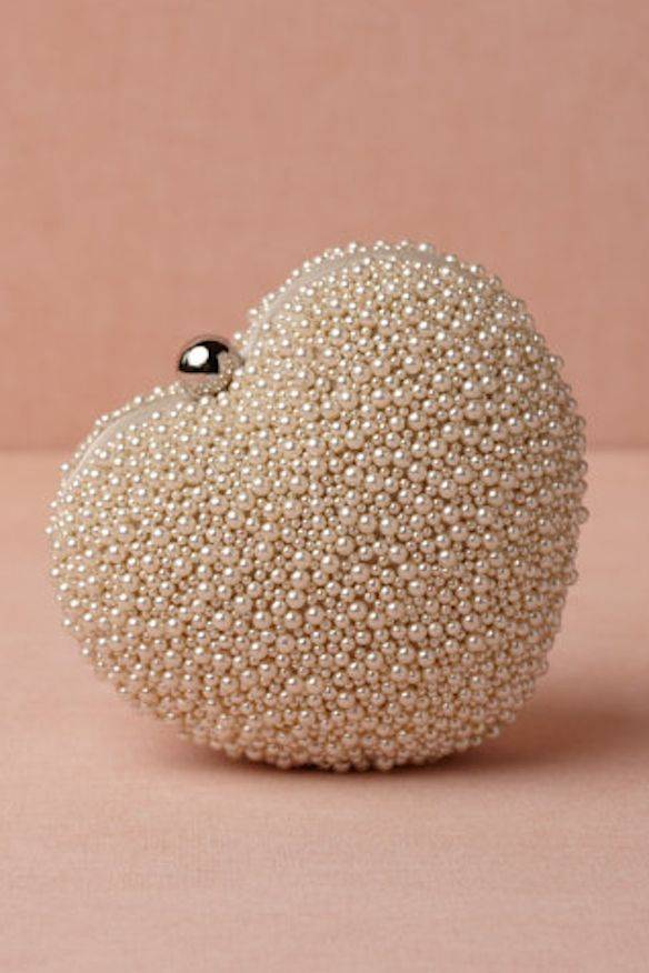 Adorable Bridal Clutches Pearl Encrusted Clutch