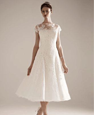Shopping for That Dream Wedding Dress Cap Sleeve Wedding Dress with Illusion Neckline
