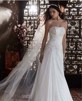 Chiffon Over Satin Gown with Side Draped Skirt Chiffon Over Satin Gown with Side Draped Skirt