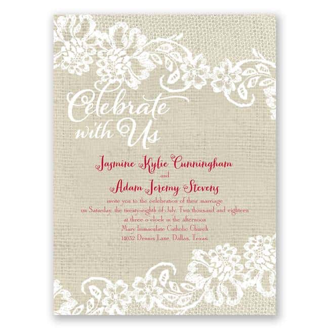 Budget-Friendly Invitations from Ann's Bridal Bargains