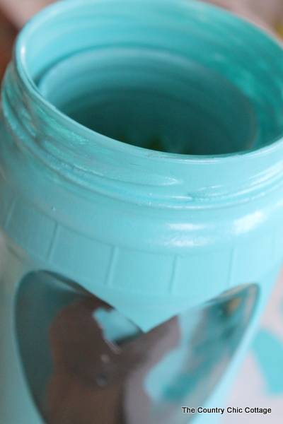 Silhouette Mason Jar Idea for Wedding Centerpieces