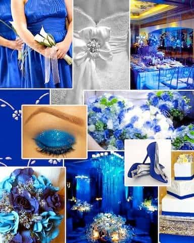 Wedding Color Palette: Royal Blue