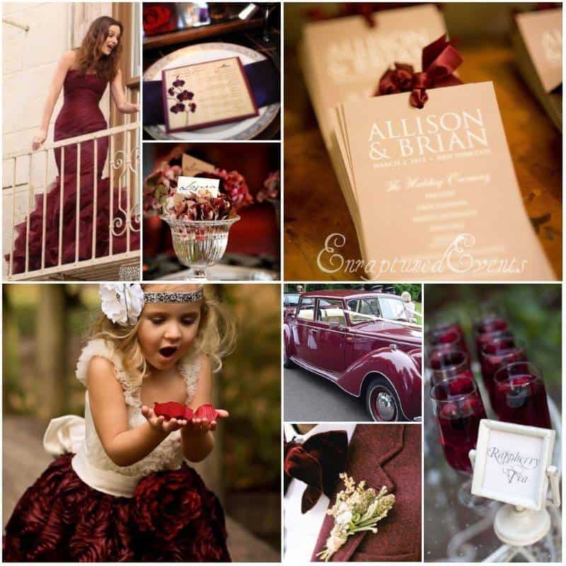 Cranberry Wedding Palette: Perfect for a Fall Wedding