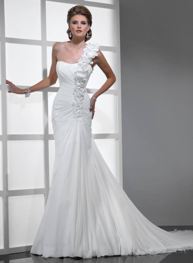 X Stunning Asymmetrical Wedding Gowns