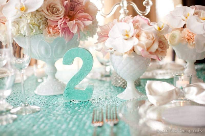 Wedding Planning Inspiration: Blush and Teal