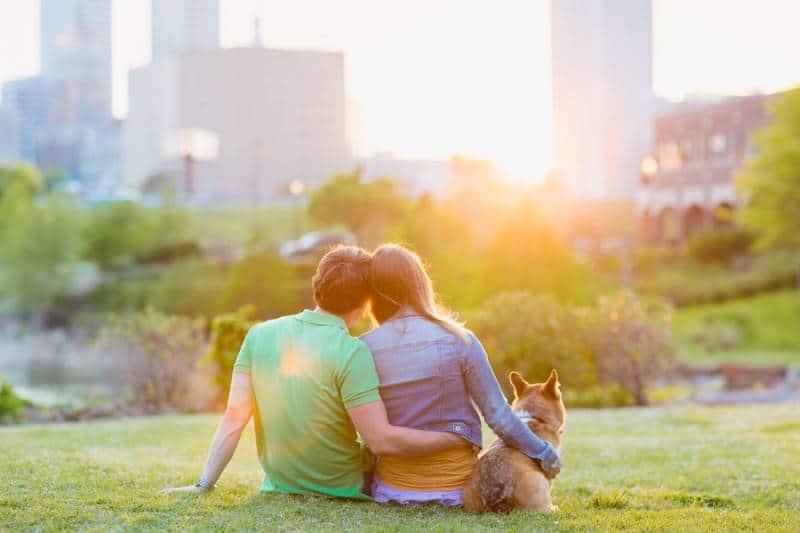 Abbe Lansdown & Cory Lechtenberger's engagement session at Downt