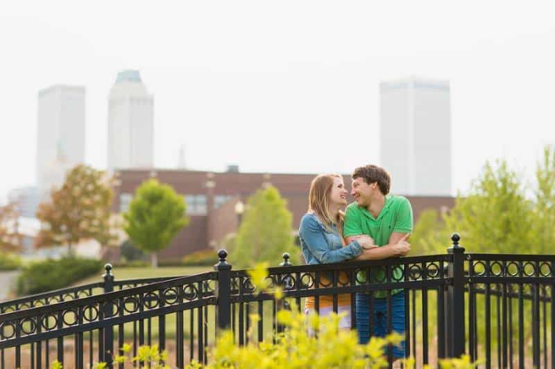 Abbe Lansdown & Cory Lechtenberger's engagement session at Downt