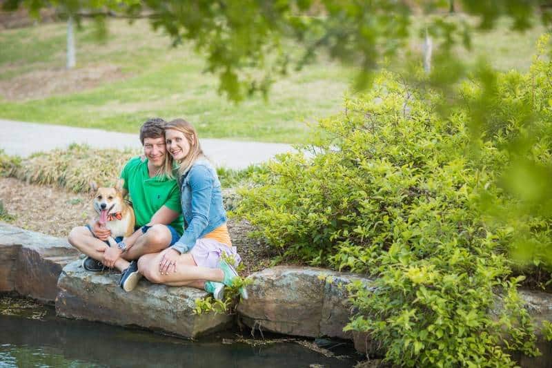 Abbe Lansdown & Cory Lechtenberger's engagement session at Downt