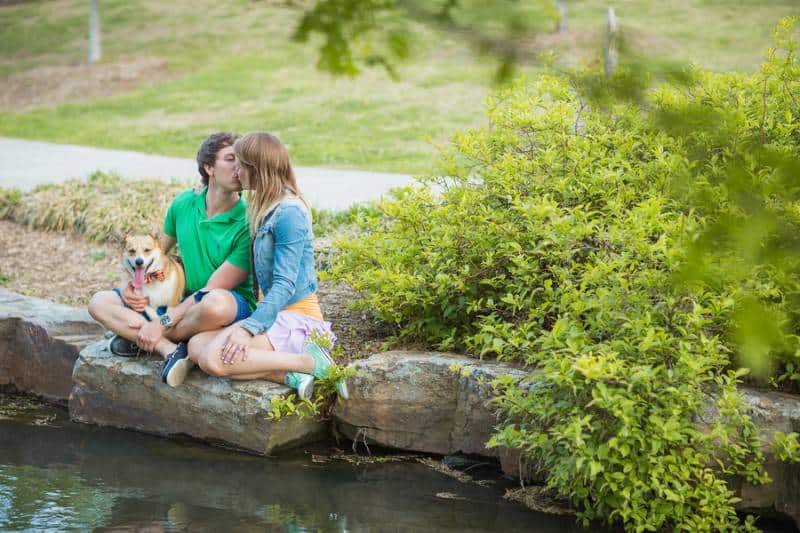 Abbe Lansdown & Cory Lechtenberger's engagement session at Downt