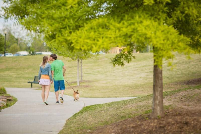 Abbe Lansdown & Cory Lechtenberger's engagement session at Downt