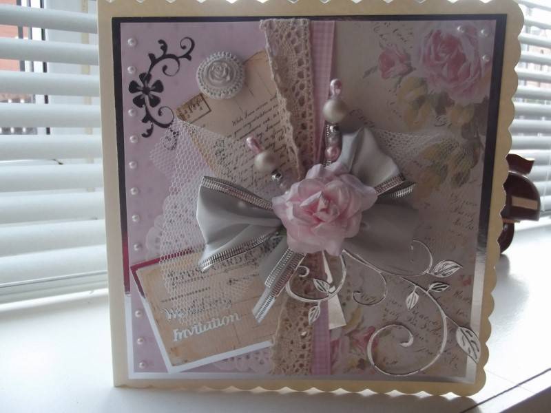 Beautiful Handmade Kraft Paper Wedding Invitations
