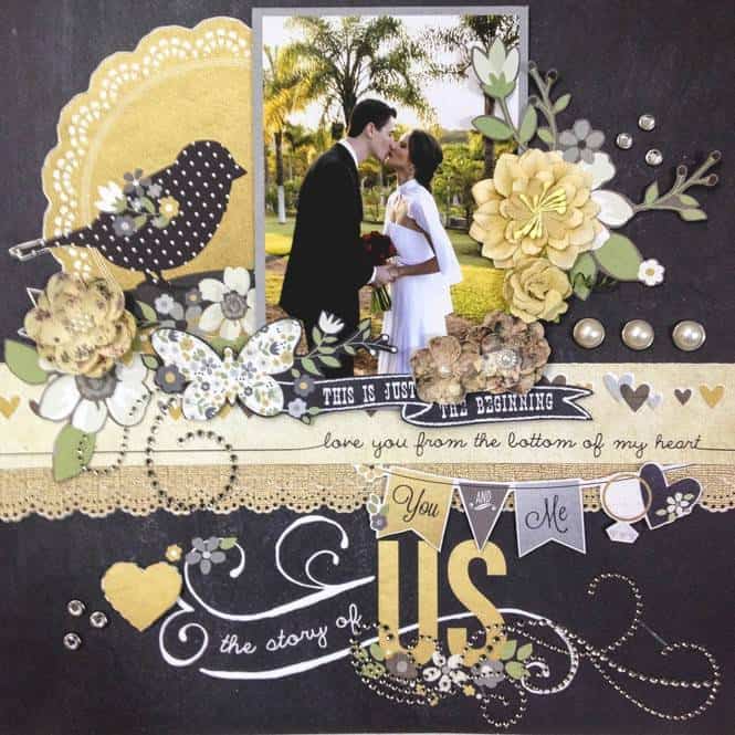  Beautiful Wedding Scrapbook Collections for the Soon to be Bride