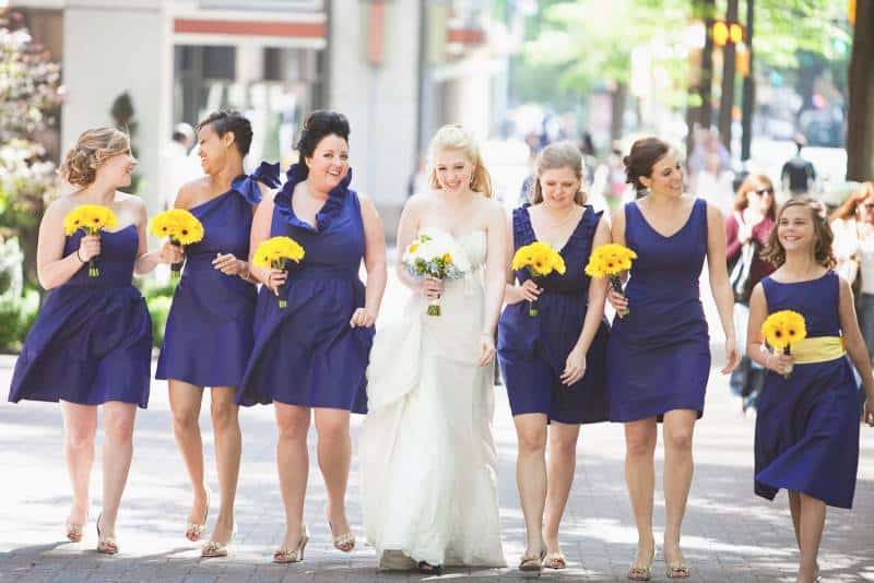 Blue-Bridesmaid-Dresses-With-Different-Styles
