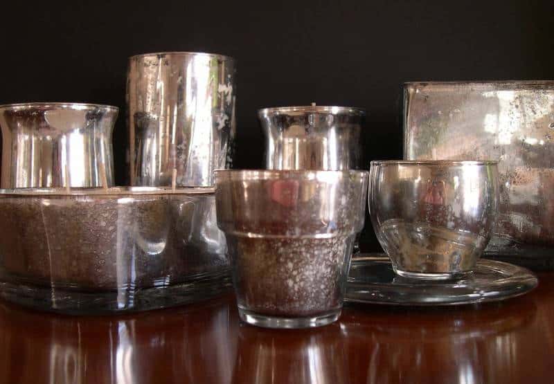 Mercury Glass Candles
