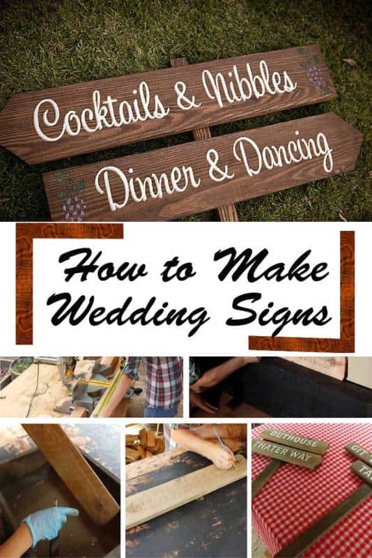 diy wedding-signs