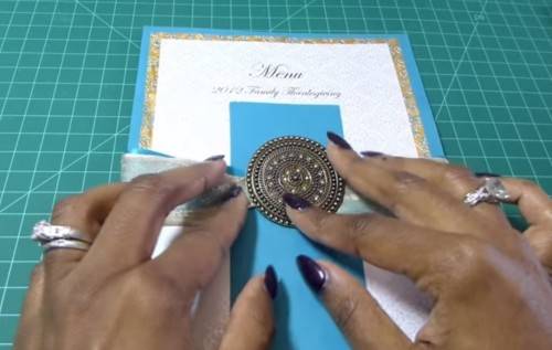 DIY Wedding Menu Card