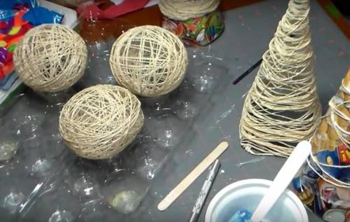diy string wedding ornament