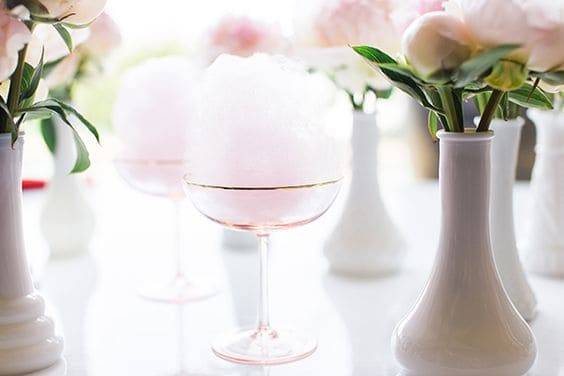 Cotton Candy Champagne Cocktail