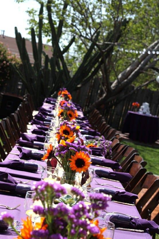 Fall Wedding Color Palettes - Purple paradise