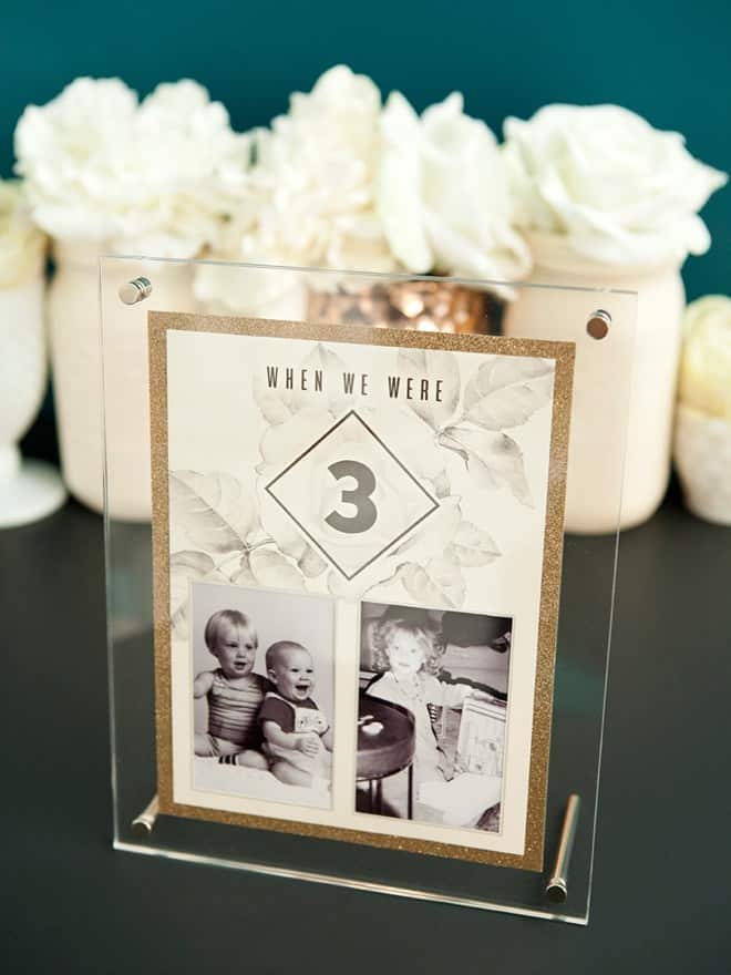 X Ways to Display Family Photos at Your Wedding