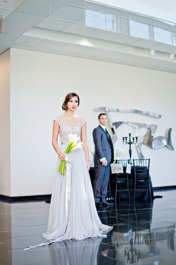 Grey and White Modern Styled Shoot by Andie Freeman Photography