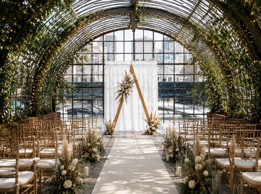 Planning a Wedding Under Glass: Glass Greenhouse Wedding Tips 1