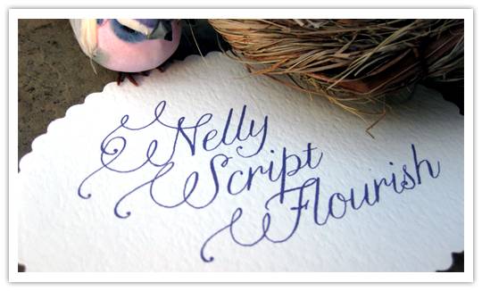 Nelly Script Flourish