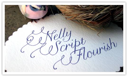 Nelly Script Flourish Nelly Script Flourish