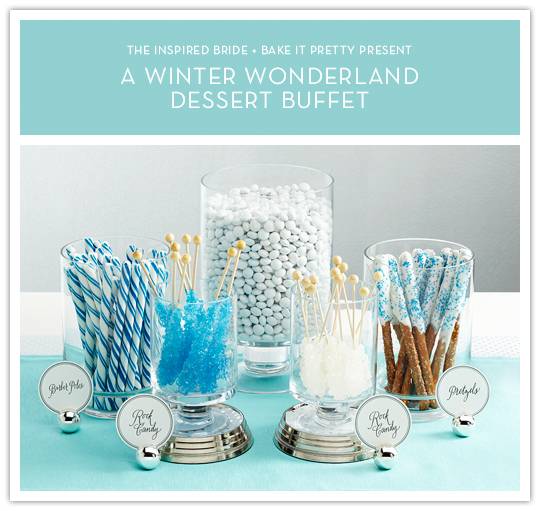 Winter Wonderland Candy Buffet