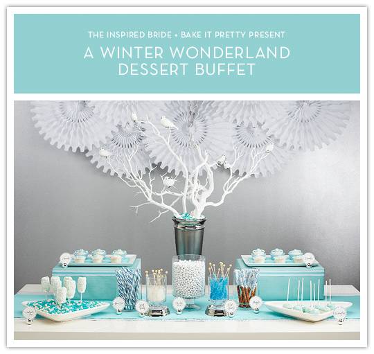 Winter Wonderland Dessert Buffet