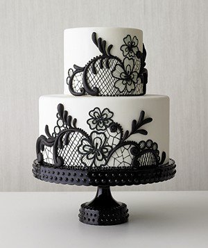 5 Fun Themed Wedding Cakes Lace Wedding Cake
