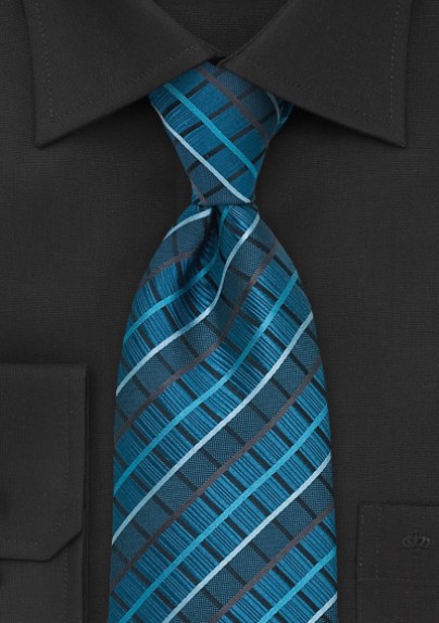 Color Coordinating Your Wedding Ensemble with Bows-n-Ties Trendy Checked Tie