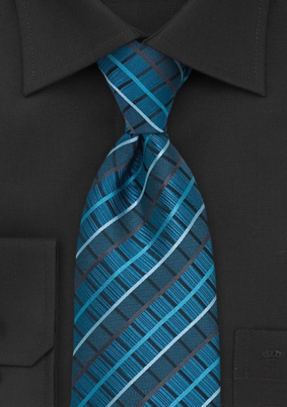 Trendy Checked Tie