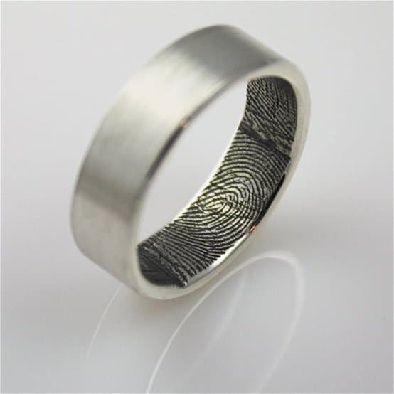 5 Genius Wedding Ideas to Make Your Wedding Stand Out Fingerprint Wedding Ring