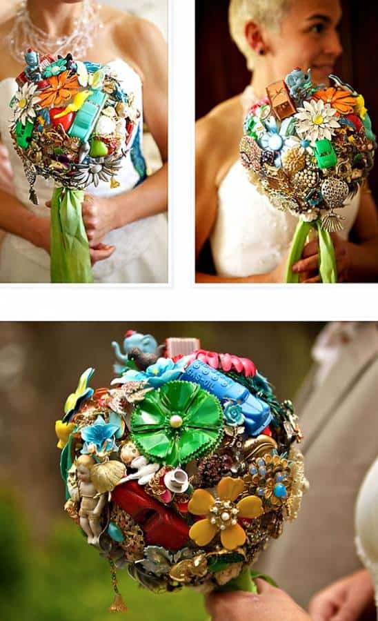 4 Unique Types of Bridal Accessories Brooch Bouquet